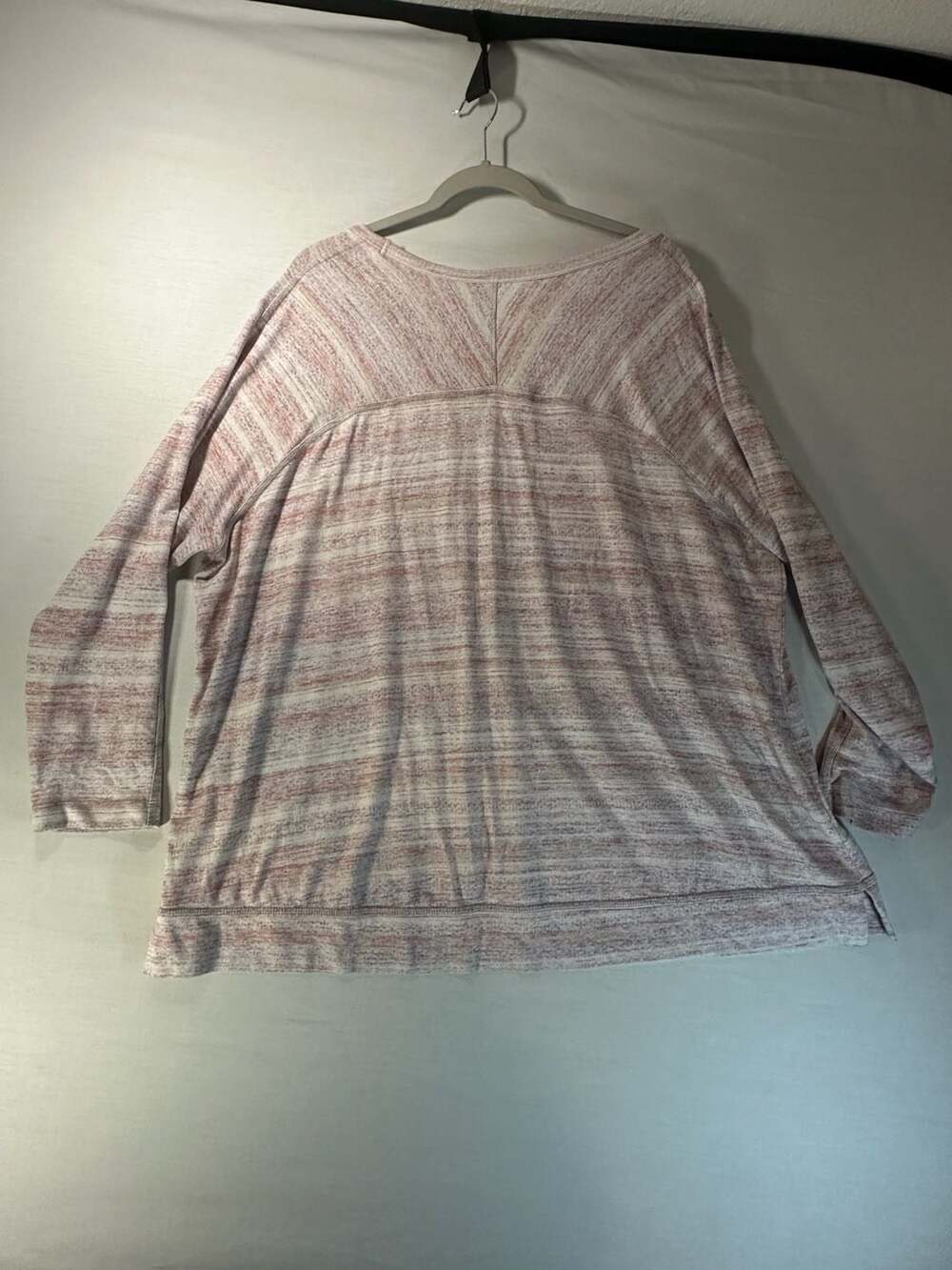 Sonoma Goods For Life Women's Plus Size 2X Space Dye Long Sleeve Tunic Top